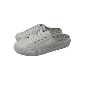 J.Crew NWT Women’s White Slip On Mule Sneakers size 7